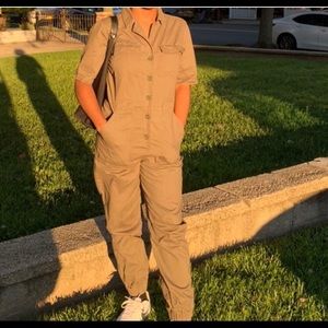 Olive green jumpsuit